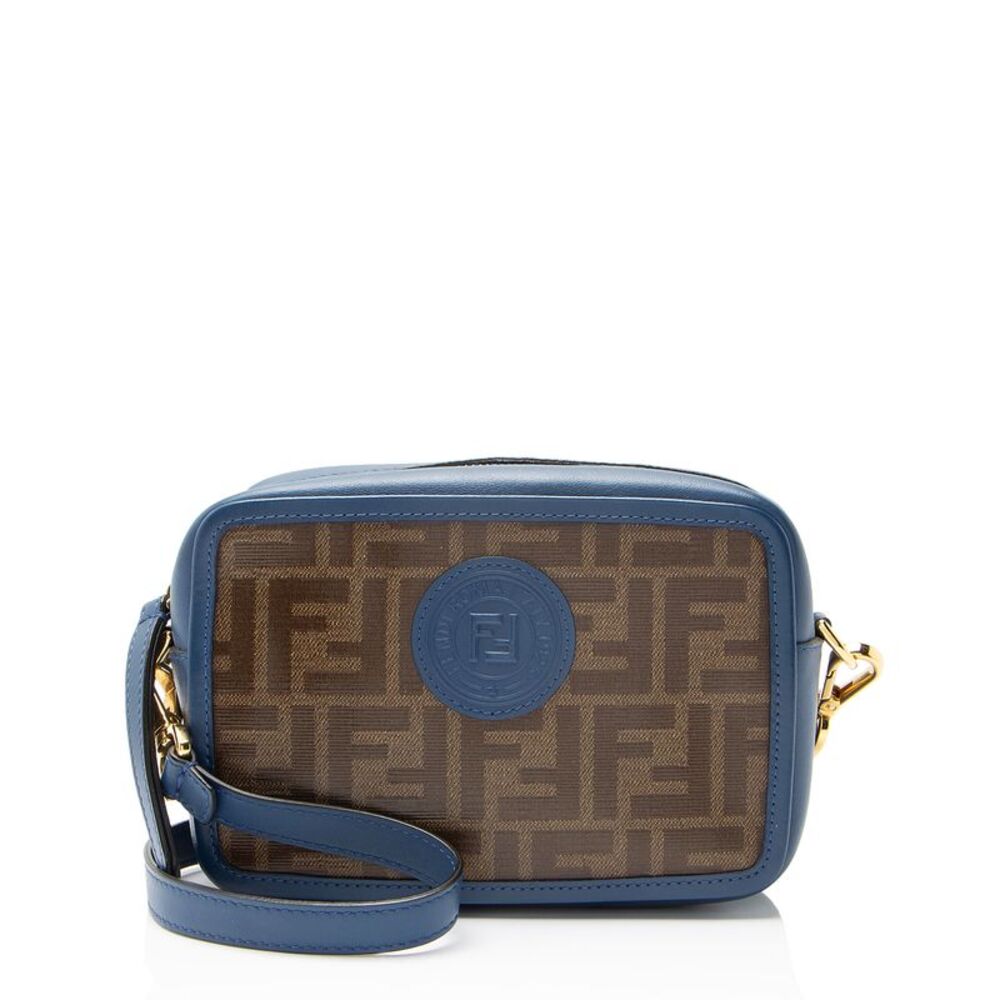 Fendi FF Coated Canvas 1974 Mini Camera Bag